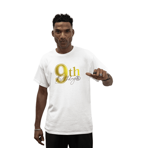 TG Mens 9th Birthday T Shirt